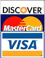 We accept all major credit cards